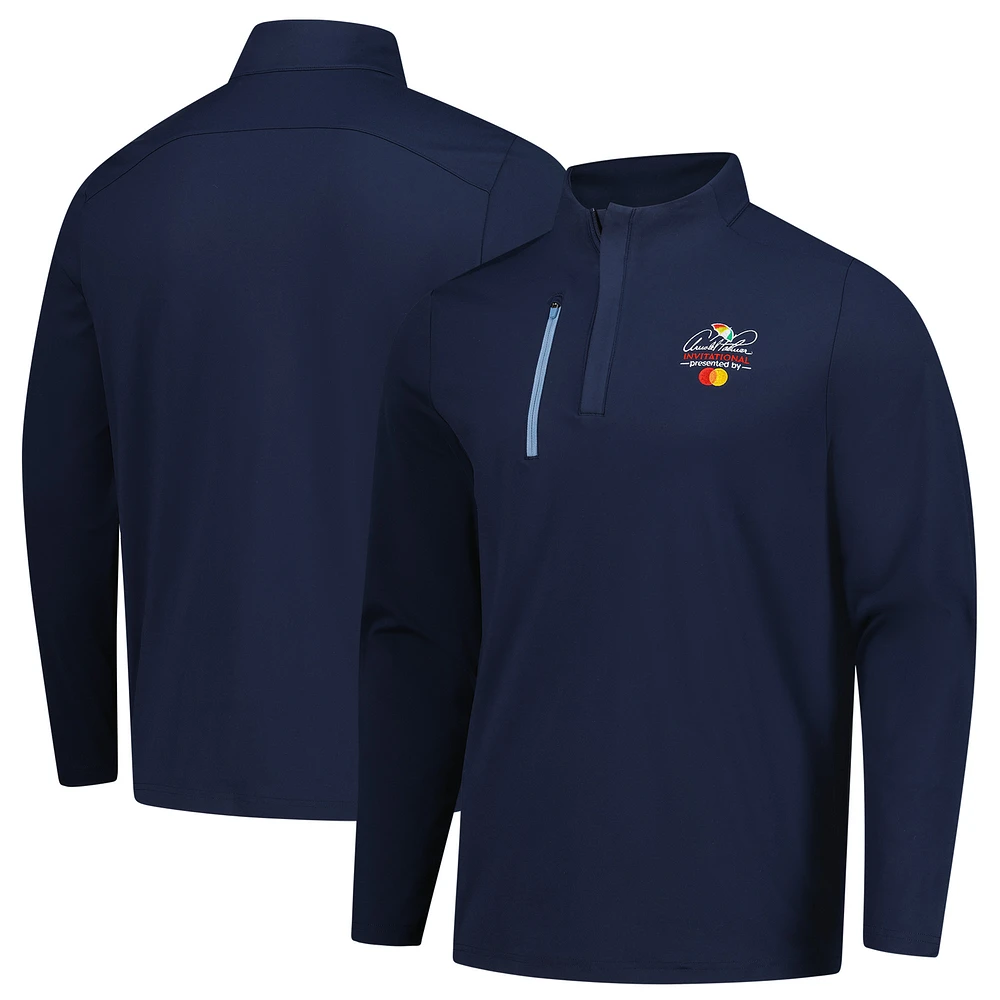 Men's Puma Navy Arnold Palmer Invitational Cloudspun Tech Quarter-Zip Pullover