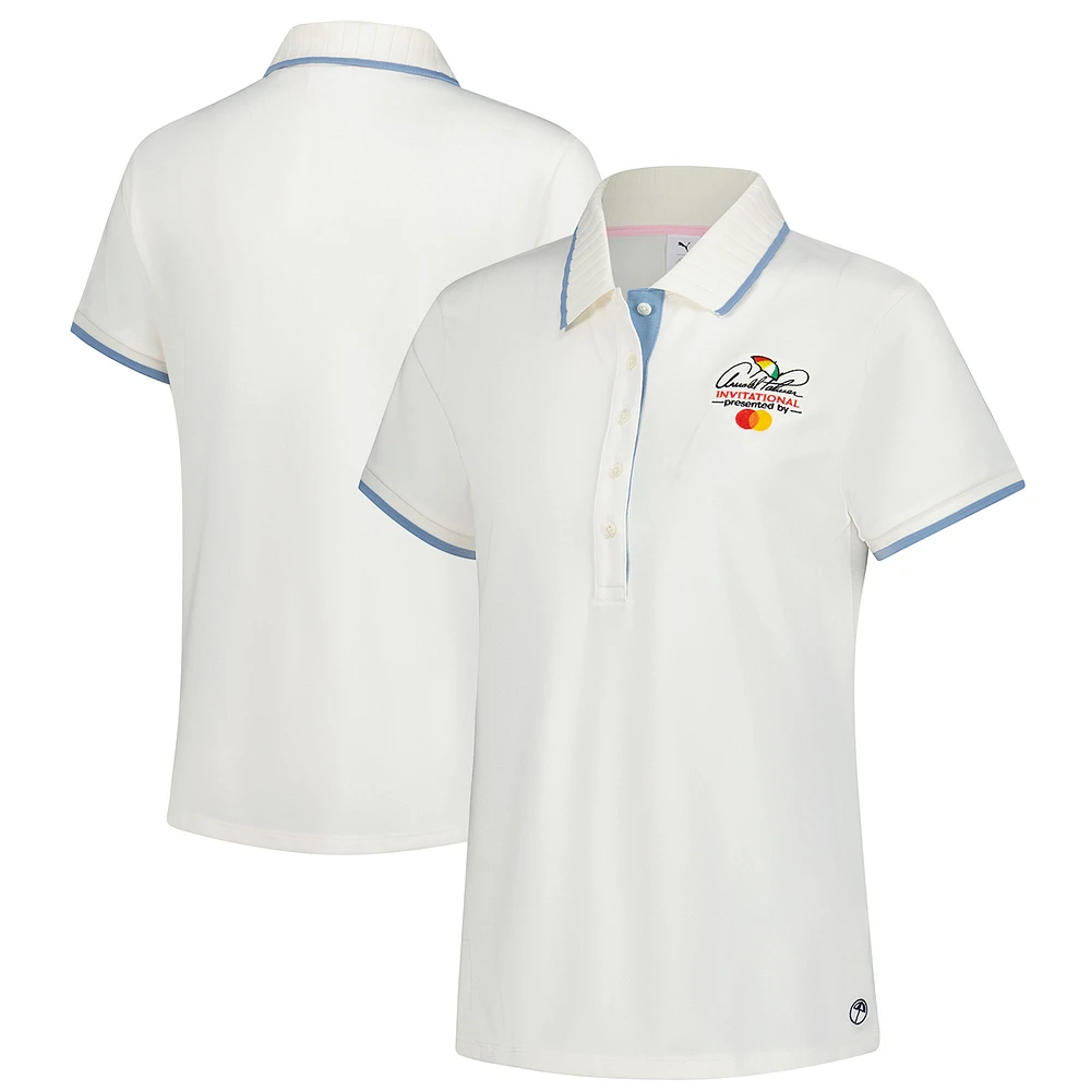 Women's Puma Cream Arnold Palmer Invitational Pique Polo