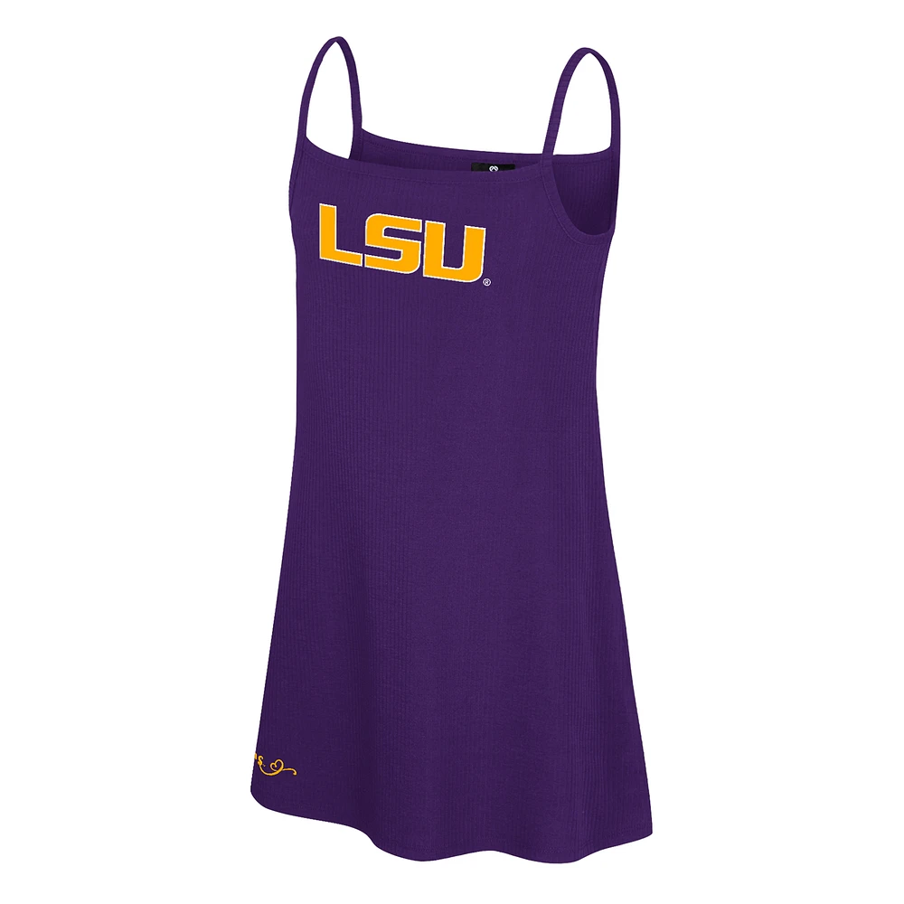 Girls Youth Colosseum Purple LSU Tigers Brook Tank Dress