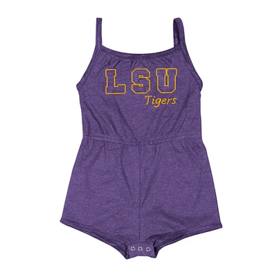 Girls Infant Colosseum Purple LSU Tigers Elemental Tank Romper