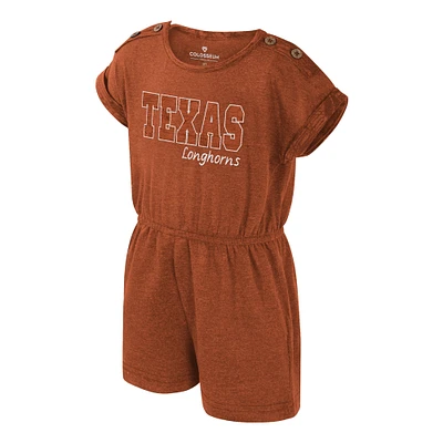 Girls Toddler Colosseum Texas Orange Longhorns Cinder Romper