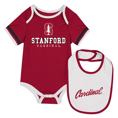 Newborn & Infant Colosseum Cardinal Stanford Cardinal Bodysuit & Bib Set