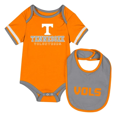 Newborn & Infant Colosseum Tennessee Orange Tennessee Volunteers Bodysuit & Bib Set