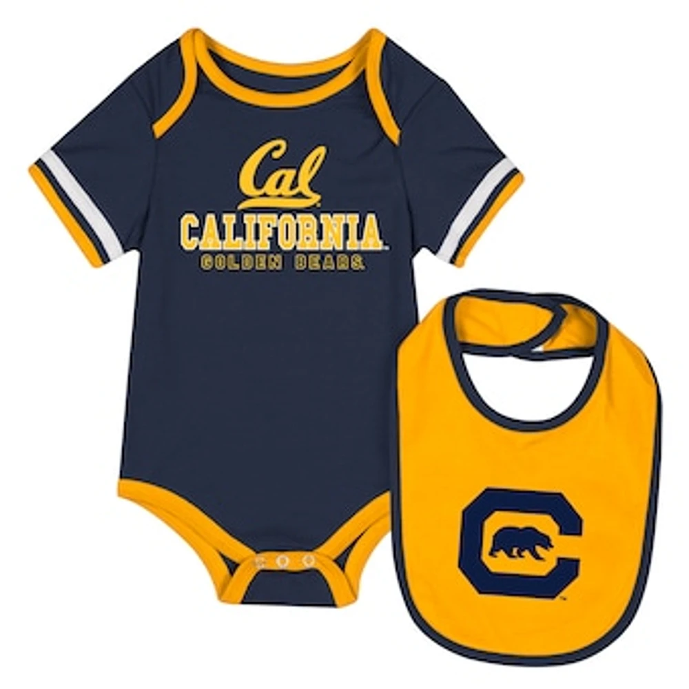 Newborn & Infant Colosseum Navy Cal Bears Bodysuit Bib Set