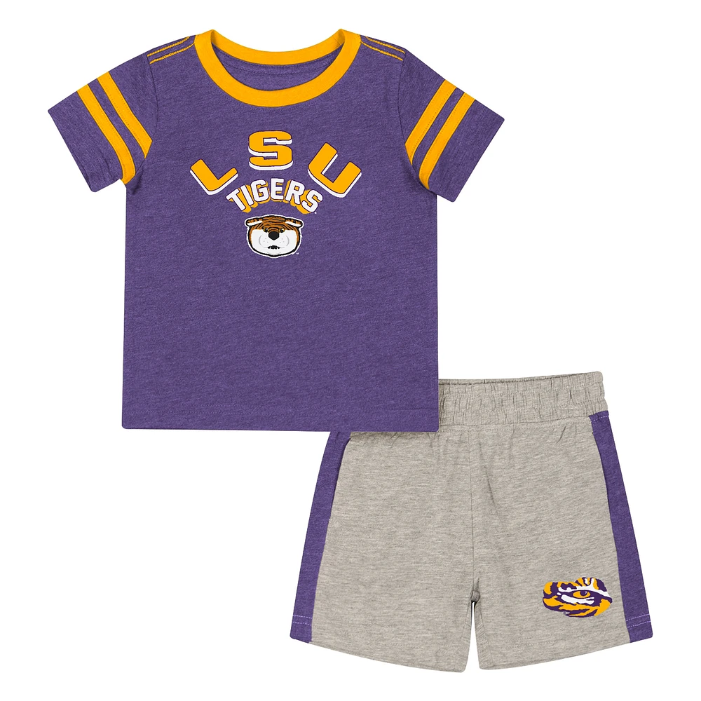 Infant Colosseum Purple LSU Tigers T-Shirt & Shorts Set