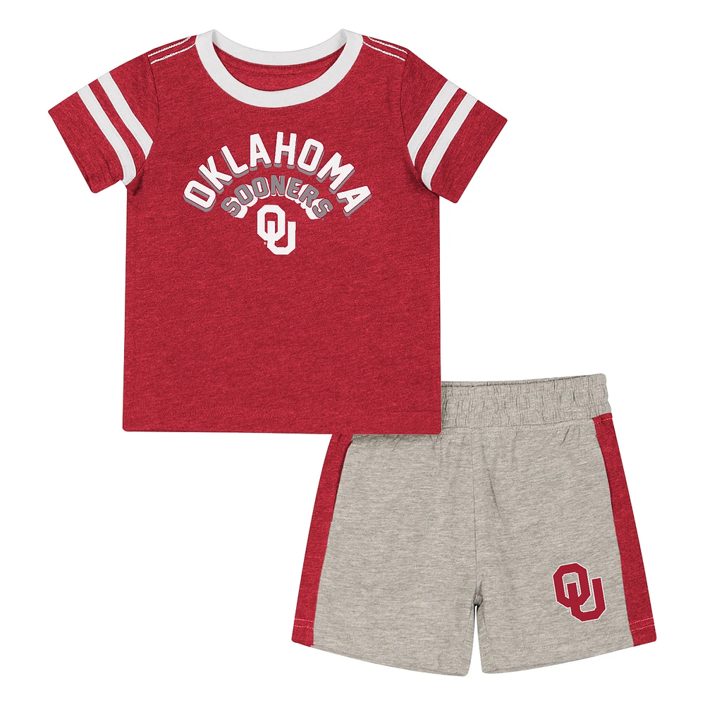 Infant Colosseum Crimson Oklahoma Sooners T-Shirt & Shorts Set
