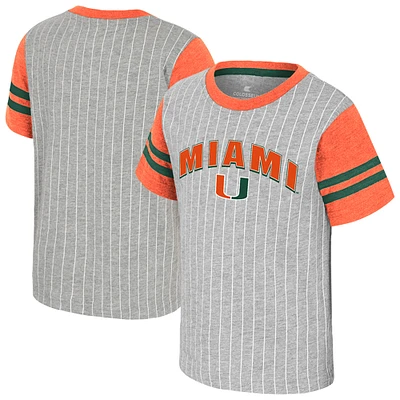 Toddler Colosseum Heather Gray Miami Hurricanes Airball T-Shirt