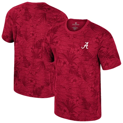 Youth Colosseum Crimson Alabama Tide Fern T-Shirt
