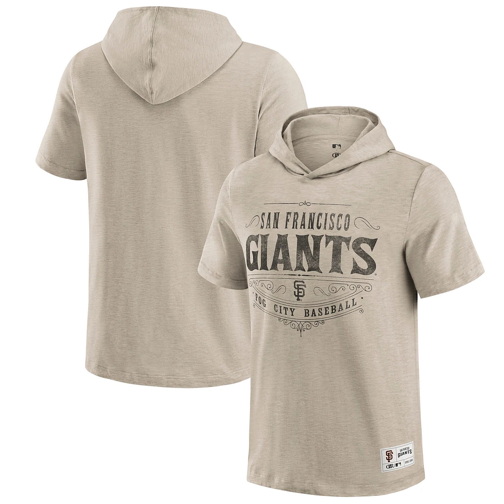 Men's Darius Rucker Collection by Fanatics Tan San Francisco Giants Hooded T-Shirt