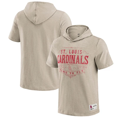 Men's Darius Rucker Collection by Fanatics Tan St. Louis Cardinals Hooded T-Shirt