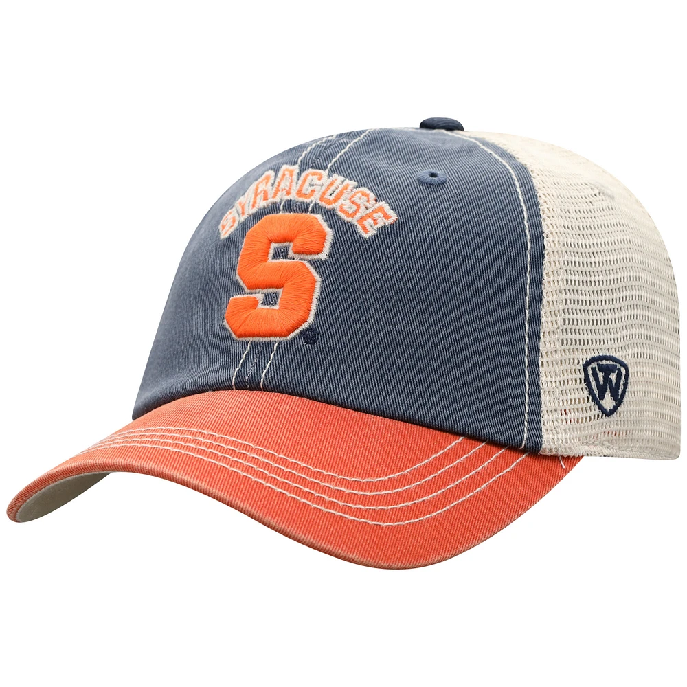 Youth Top of the World True Navy Syracuse Orange Offroad Adjustable Hat