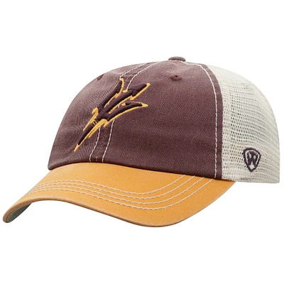 Youth Top of the World Maroon Arizona State Sun Devils Offroad Adjustable Hat
