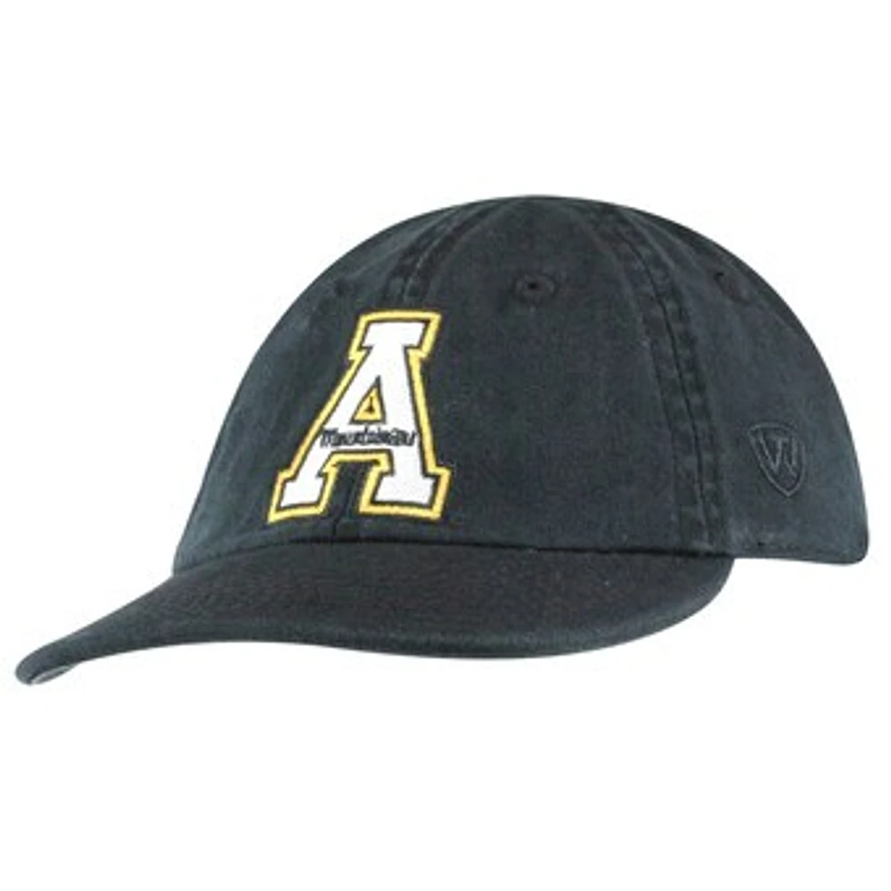 Infant Top of the World Black Appalachian State Mountaineers Mini Me Flex Hat