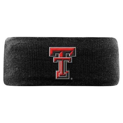 Men's Top of the World Black Texas Tech Red Raiders Team Logo Knit Headband