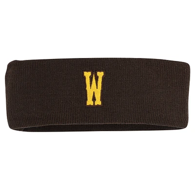 Men's Top of the World Brown Wyoming Cowboys Team Logo Knit Headband
