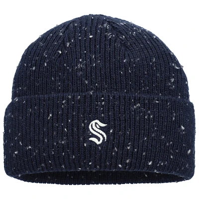 Men's Fanatics Deep Sea Blue Seattle Kraken Authentic Pro Pinnacle Cuffed Knit Hat