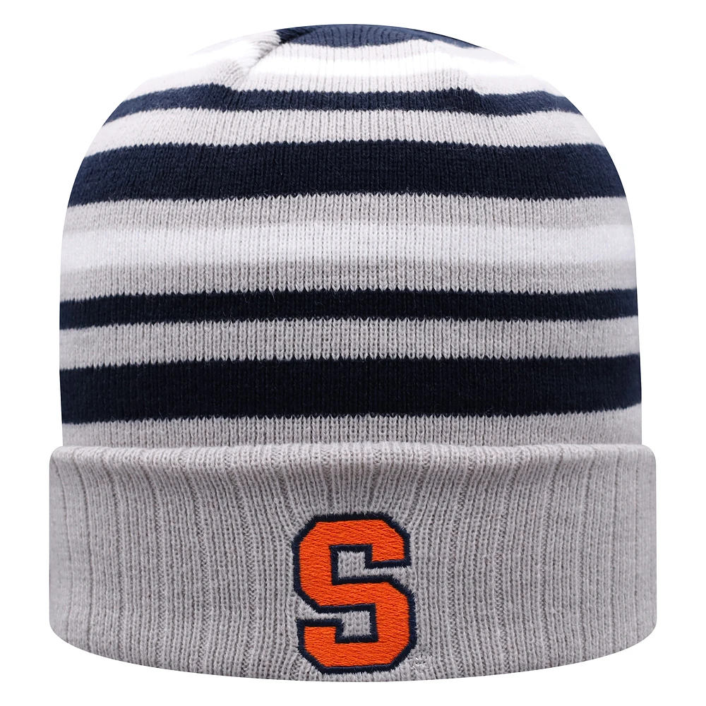 Men's Top of the World Gray Syracuse Orange All-Day Cuffed Knit Hat