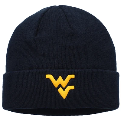 Men's Top of the World Navy West Virginia Mountaineers Logo Cuffed Knit Hat