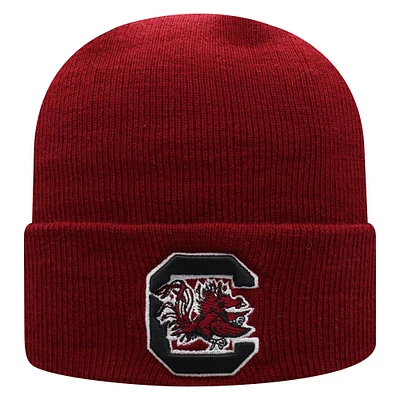 Men's Top of the World Garnet South Carolina Gamecocks Logo Cuffed Knit Hat