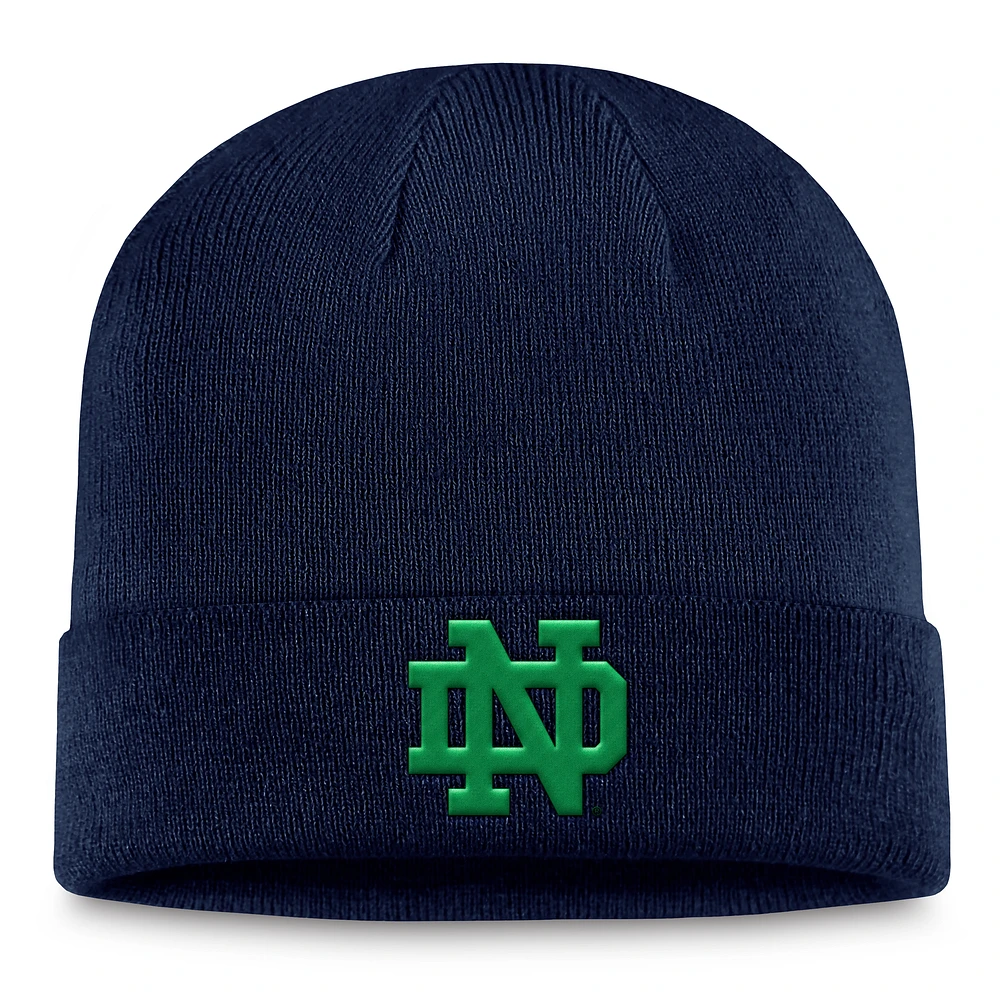 Men's Top of the World Navy Notre Dame Fighting Irish Cuffed Knit Hat