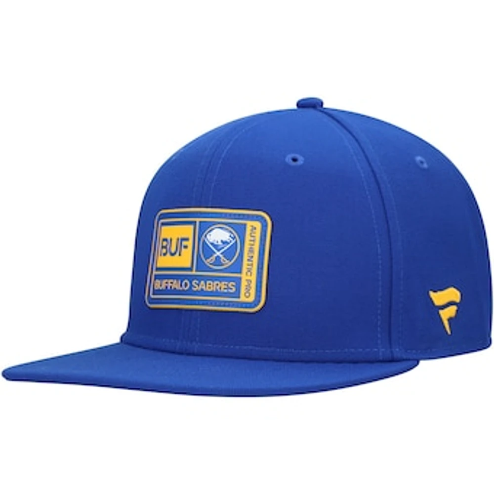 Men's Fanatics Royal Buffalo Sabres Authentic Pro Training Camp Snapback Hat