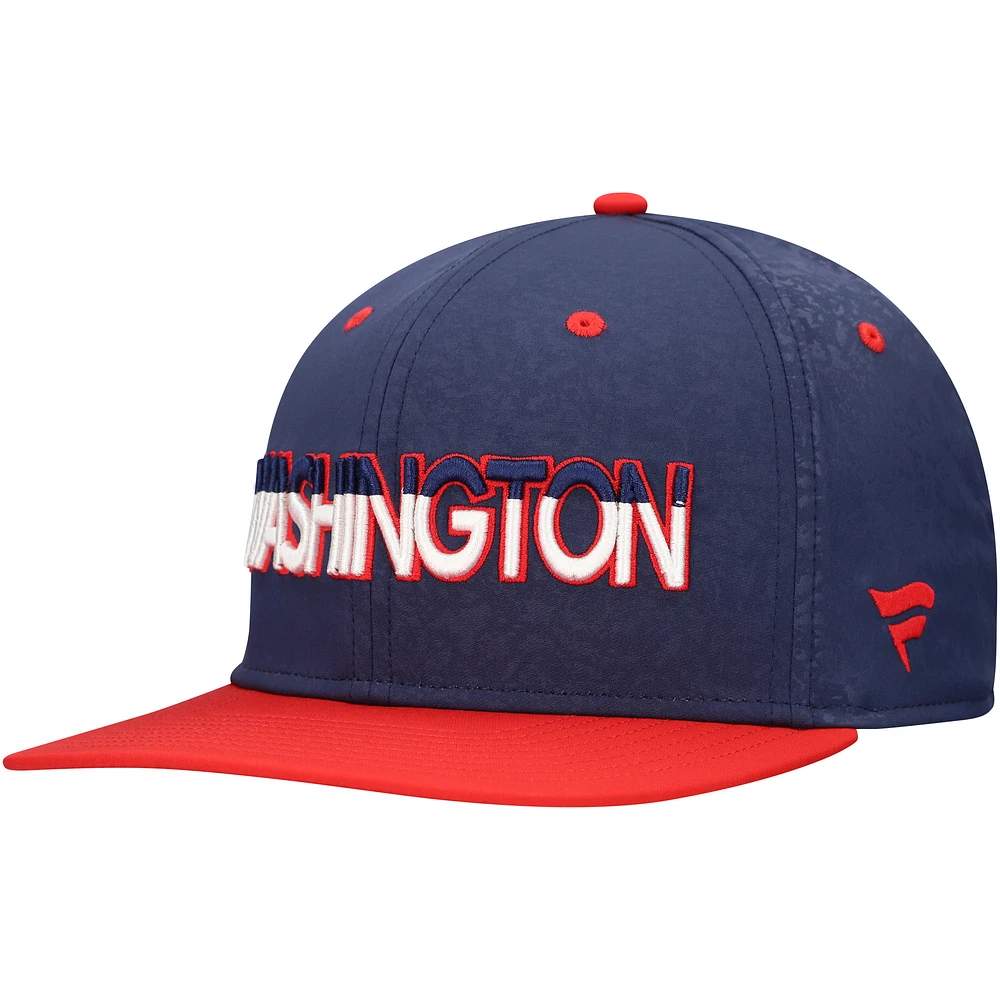 Men's Fanatics Navy Washington Capitals Alternate Logo Snapback Hat