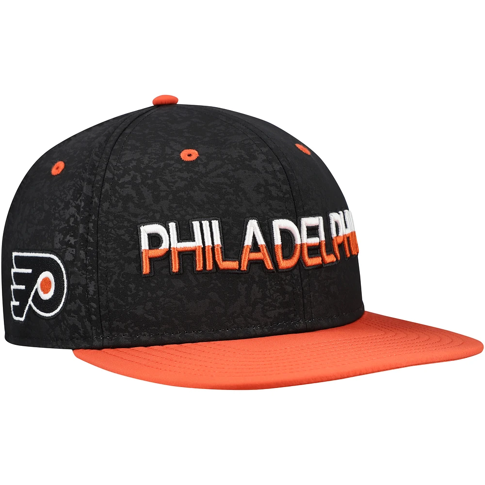 Men's Fanatics Black Philadelphia Flyers Alternate Logo Snapback Hat
