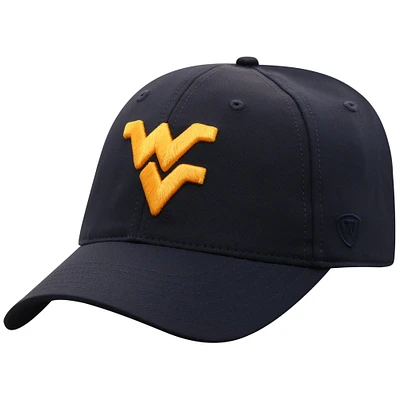 Men's Top of the World Navy West Virginia Mountaineers Victory Trainer Adjustable Hat