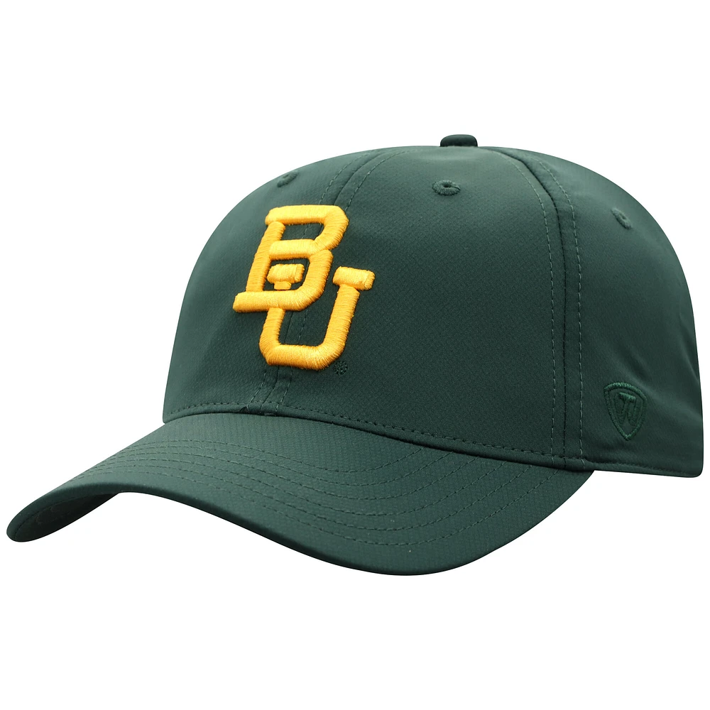 Men's Top of the World Green Baylor Bears Victory Trainer Adjustable Hat