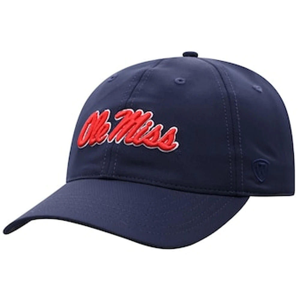 Men's Top of the World Navy Ole Miss Rebels Victory Trainer Adjustable Hat