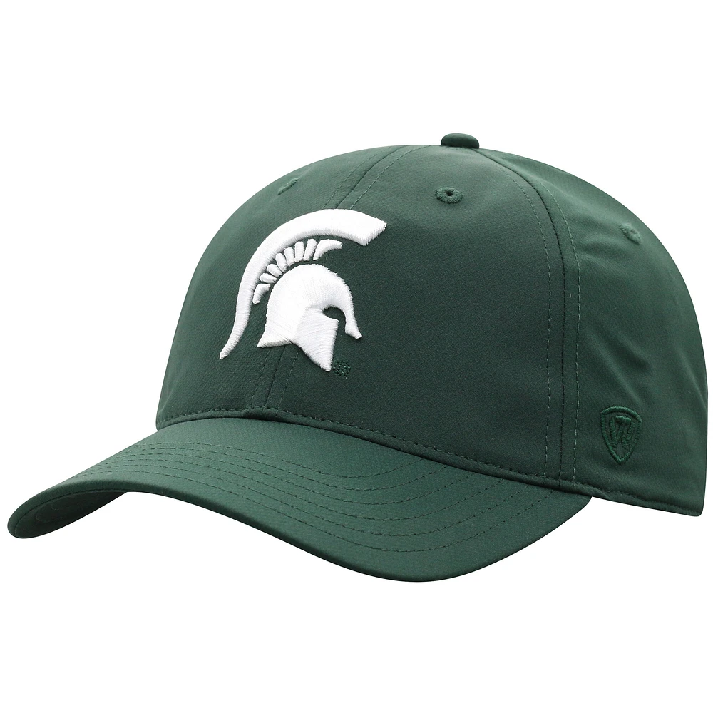 Men's Top of the World Green Michigan State Spartans Victory Trainer Adjustable Hat