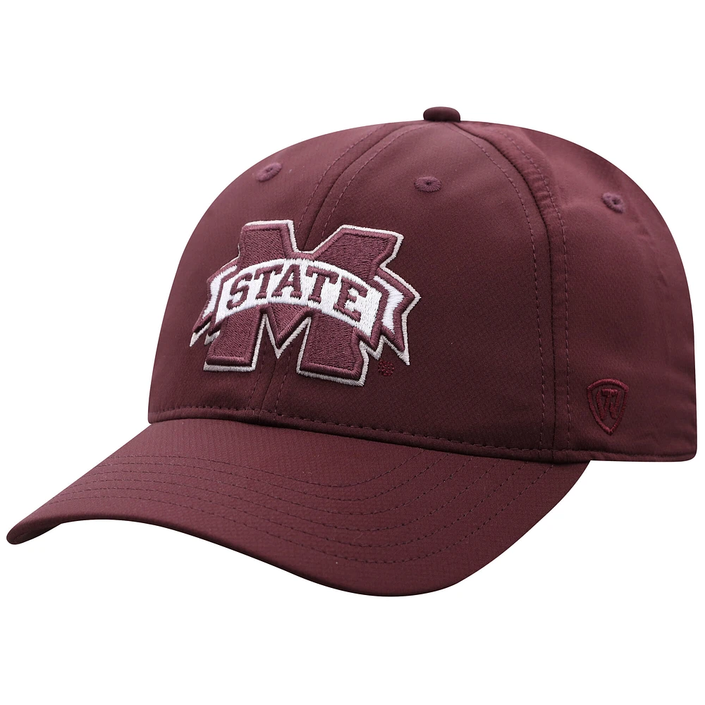 Men's Top of the World Maroon Mississippi State Bulldogs Victory Trainer Adjustable Hat