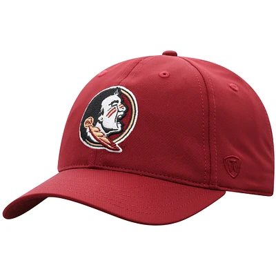 Men's Top of the World Garnet Florida State Seminoles Victory Trainer Adjustable Hat
