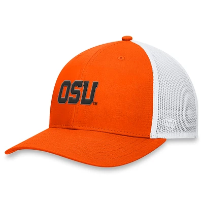 Men's Top of the World Orange Oregon State Beavers Trucker Adjustable Hat