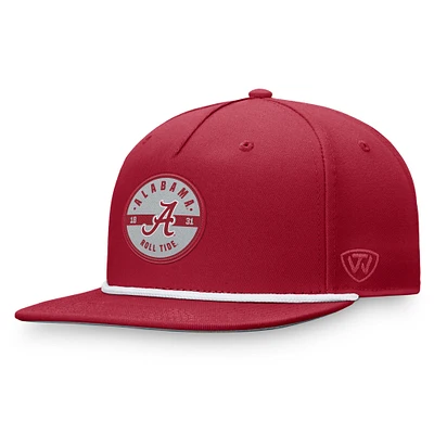 Men's Top of the World Crimson Alabama Crimson Tide Bank Hat