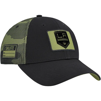 Men's Fanatics Black Los Angeles Kings Authentic Pro Military Appreciation Adjustable Hat