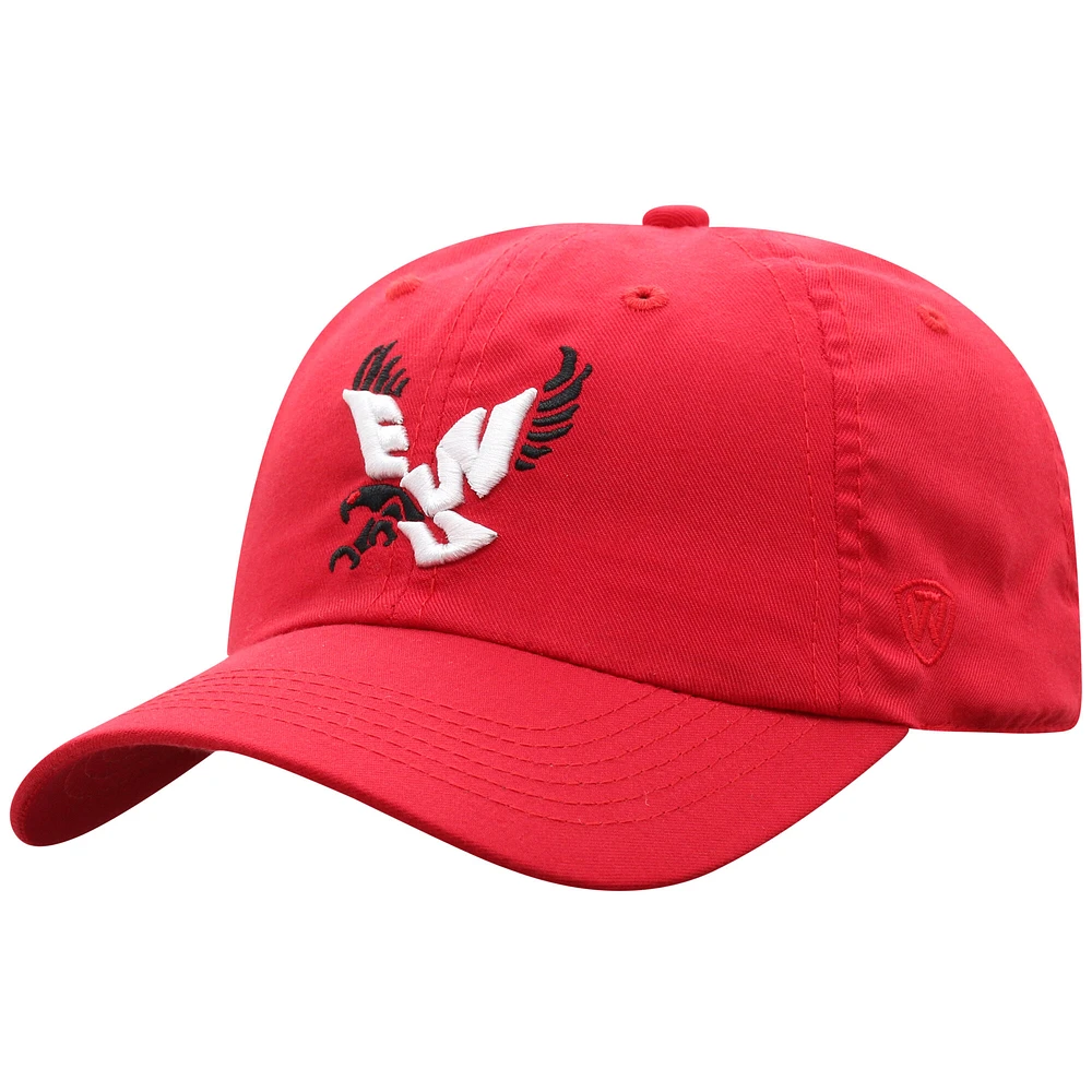 Men's Top of the World Red Eastern Washington Eagles Victory Staple Adjustable Hat