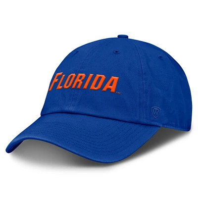 Men's Top of the World Royal Florida Gators Staple Adjustable Hat