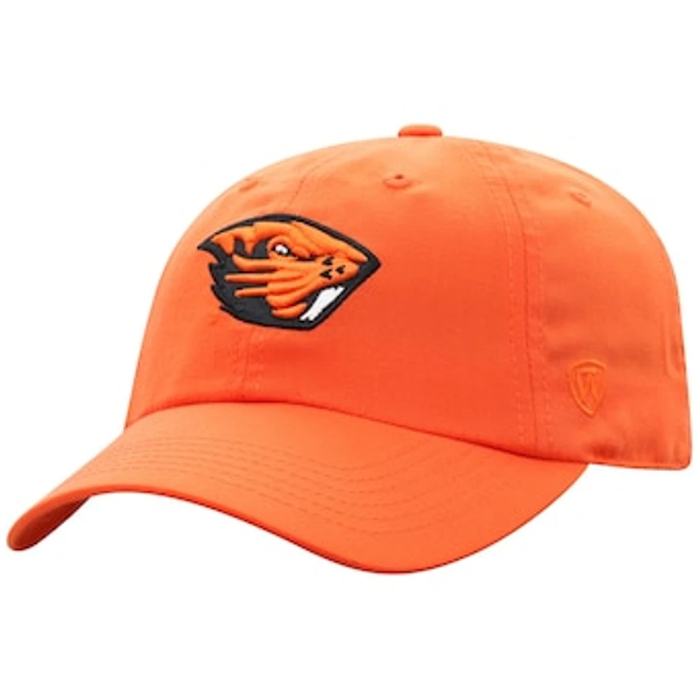 Men's Top of the World Orange Oregon State Beavers Staple Adjustable Hat