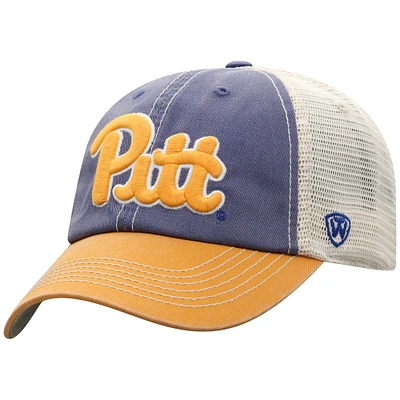 Men's Top of the World Royal Pitt Panthers Off-Road Trucker Adjustable Hat