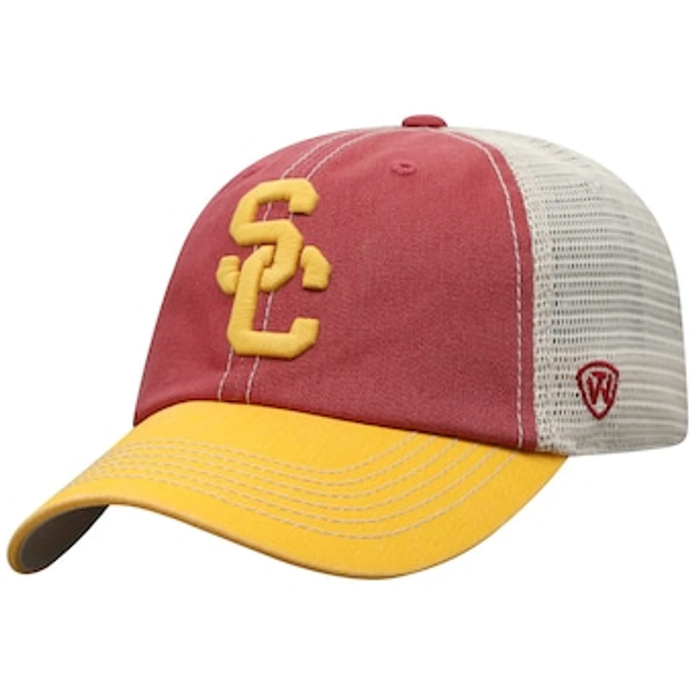 Men's Top of the World Cardinal USC Trojans Off Road Adjustable Trucker Hat