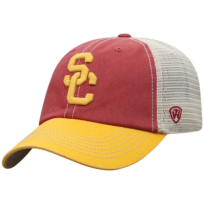Men's Top of the World Cardinal USC Trojans Off Road Adjustable Trucker Hat