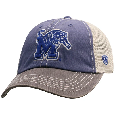 Men's Top of the World Royal Memphis Tigers Off Road Adjustable Trucker Hat