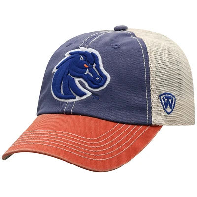 Men's Top of the World Royal Boise State Broncos Off Road Adjustable Trucker Hat