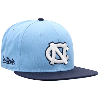 Men's Top of the World Carolina Blue/Navy North Carolina Tar Heels Core Snapback Hat