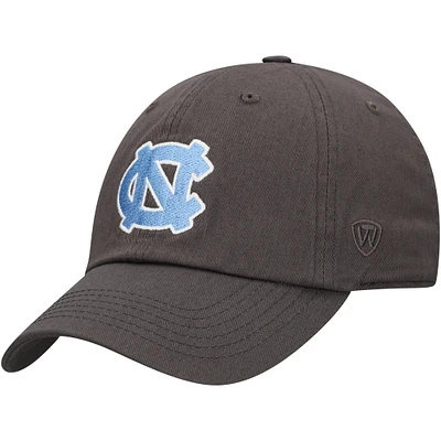 Men's Top of the World Heather Charcoal North Carolina Tar Heels Champ Adjustable Hat