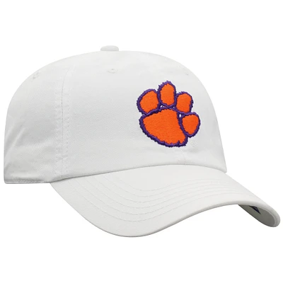 Men's Top of the World White Clemson Tigers Champ Adjustable Hat