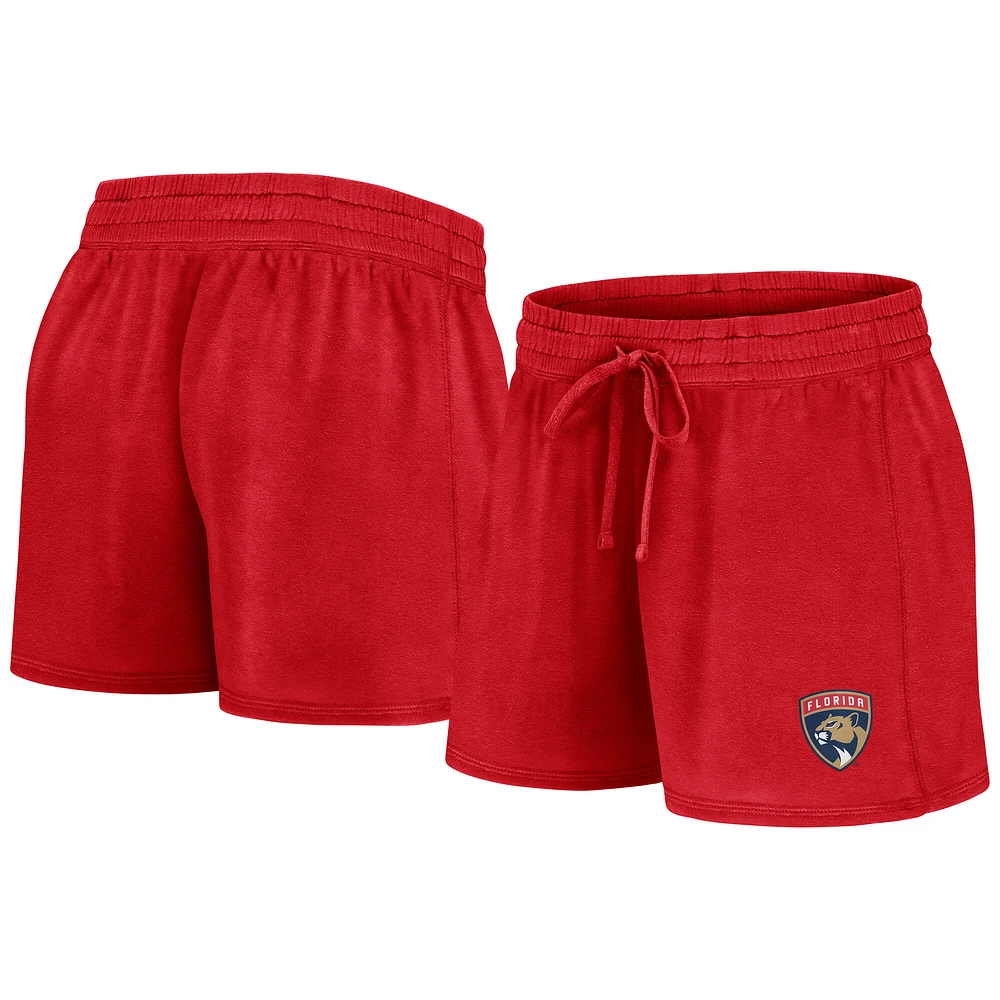 Women's Fanatics Red Florida Panthers Start To Finish Shorts