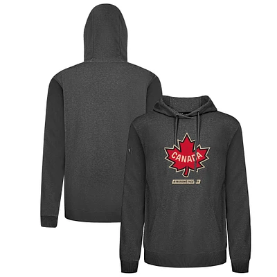 Men's Levelwear Black Canada 2025 4 Nations Face-Off Pulsar Tri-Blend Pullover Hoodie