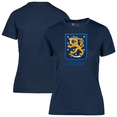 Women's Levelwear Navy Finland 2025 4 Nations Face-Off Maddox T-Shirt